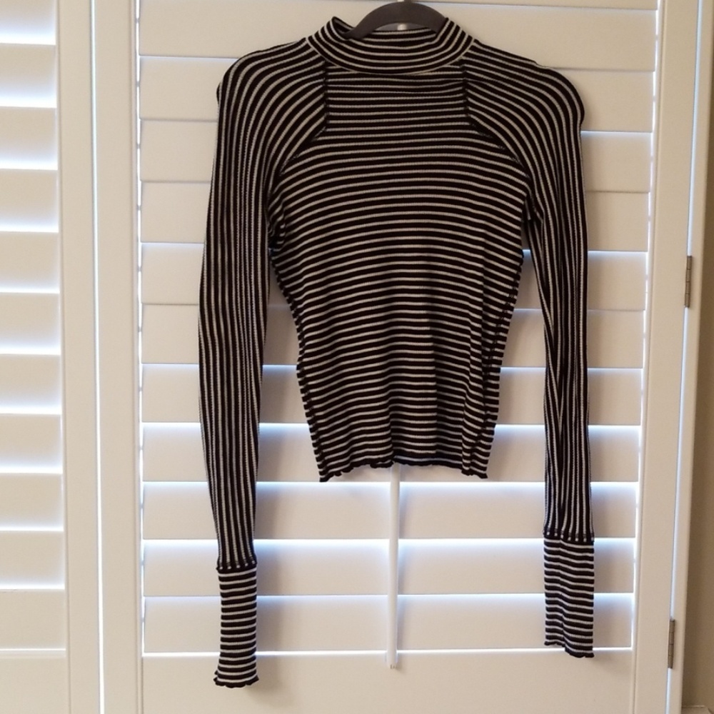 Free people mock shirt